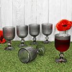 6er Set AGATA Weißweingläser Grau aus Glas – 37564_Bild_4
