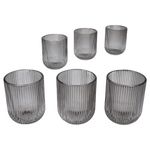 6er Set AGATA Wassergläser Grau aus Glas – 37560_Bild_2
