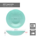 6er Set MINT Suppenteller für 6 Personen aus Glas - 10272_Bild_6