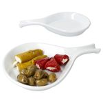 2er Set STABIL Antipastilöffel mit Griff L30cm weiß aus Porzellan - 86497_Bild_1