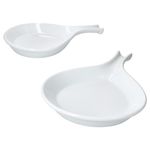 2er Set STABIL Antipastilöffel mit Griff L30cm weiß aus Porzellan - 86497_Bild_2