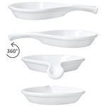 2er Set STABIL Antipastilöffel mit Griff L30cm weiß aus Porzellan - 86497_Bild_4
