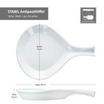 2er Set STABIL Antipastilöffel mit Griff L30cm weiß aus Porzellan - 86497_Bild_7