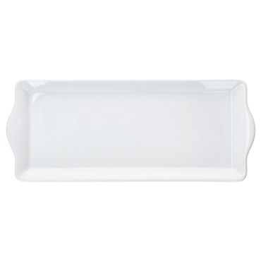 STABIL Kuchenplatte weiß rechteckig aus Porzellan - 13819