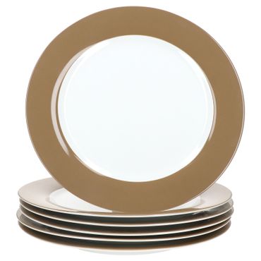 6er Set Speiseteller 27cm Nougat Doppio - 545777_Bild_1