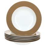 6er Set Suppenteller 22cm Nougat Doppio - 545760_Bild_1