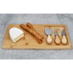 Käsebrett Set aus Bambus 1x Brett + 3x Messer - 24500778_Bild_2