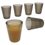 6er Set ToGo Wassergläser Grau aus Kunststoff - 10490_Bild_1