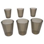 6er Set ToGo Wassergläser Grau aus Kunststoff - 10490_Bild_2