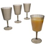 4er Set ToGo Weingläser Grau aus Kunststoff - 10489_Bild_1