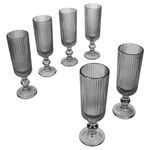 6er Set AGATA Sektgläser Grau aus Glas – 37567_Bild_2