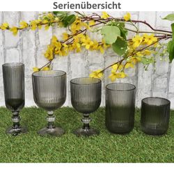 05-37564-Arte-Regal-Agata-Grau-Sektglaeser-160ml-Serienuebersicht.jpg 6er Set AGATA Rotweingläser Grau aus Glas – 37565_Bild_6