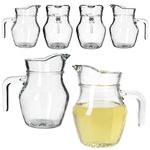 6er Set VALENTIN Glas-Krug mit Henkel - 92682_Bild_1