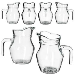 02-92682-Arte-Regal-Valentin-Glaskrug-0-5L-6er-Set.jpg 6er Set VALENTIN Glas-Krug mit Henkel - 92682_Bild_2