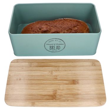 Brottopf FRESH Mint aus Metall & Bambus – 10890