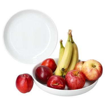 2x STABIL Bowl Ø25cm weiß aus Porzellan - 84501