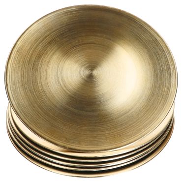 6er Set Platzteller Gold Kunststoff - 22283353