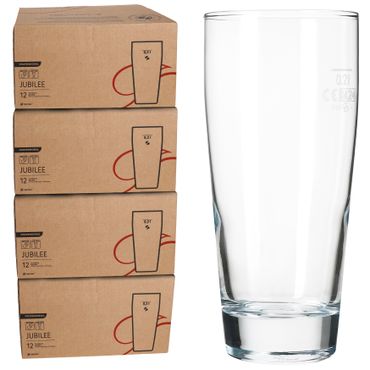 48er Set Bierglas WILLIBECHER 0,2L geeicht aus Glas – 42077