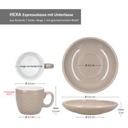 06-Q96001460-Koopmann-Hexa-Beige-Espressotassen-mit-Untertassen-Bemassung.jpg 06-Q96001460-Koopmann-Hexa-Beige-Espressotassen-mit-Untertassen-Bemassung.jpg