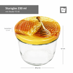 05-00086077-Sturz-Glas-230ml-Carino-Honigwabe-Deckel-Bemassung.png