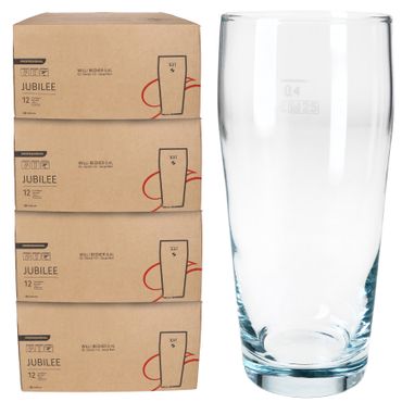 48er Set Bierglas WILLIBECHER 0,4L geeicht aus Glas – 42177