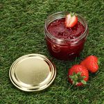 40er Set Sturzglas 230 ml mit goldenem Deckel inkl. Diamant Gelierzauber Rezeptheft_Bild_3