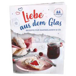 Diamant-Gelierzauber-Rezeptheft-2024-Einzeln-stehend-schraeg.jpg 40er Set Sturzglas 230 ml mit Holzdekor Deckel inkl. Diamant Gelierzauber Rezeptheft_Bild_6