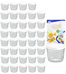 40er Set Sturzglas 230 ml mit weißem Deckel inkl. Diamant Gelierzauber Rezeptheft_Bild_1