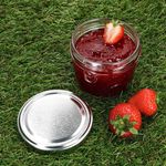 40er Set Sturzglas 230 ml mit silbernem Deckel inkl. Diamant Gelierzauber Rezeptheft_Bild_6