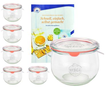 6 Einkochringen und 12 Klammern inkl. Gelierzauber Rezeptheft von Diamantzucker_Bild_4