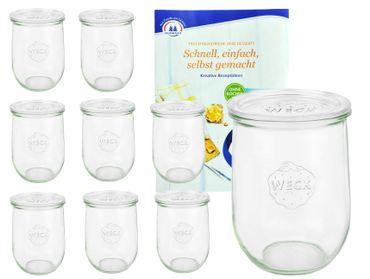 1L Sturzgläser mit 9 Glasdeckeln inkl. Gelierzauber Rezeptheft von Diamantzucker_Bild_5