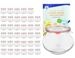 MamboCat-10564-24er-Set-Weck-Glaeser-220ml-Schmuc_7.jpg 36 Einkochringen und 72 Klammern inkl. Gelierzauber Rezeptheft von Diamantzucker_Bild_7