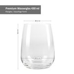 6er Set Premium Wasserglas Aqua Frizzante 42cl_Bild_4