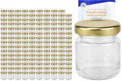 MamboCat-10754-150er-Set-Sturzglas-53-ml-To-43-gold.jpg 200er Set Sturzglas 53 ml To 43 goldener Deckel incl. Diamant Gelierzauber Rezeptheft_Bild_1