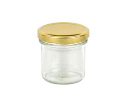 MamboCat-10811-12er-Set-Sturzglas-167-ml-To-66-go_1.jpg 24er Set Sturzglas 167 ml To 66 goldener Deckel incl. Diamant Gelierzauber Rezeptheft_Bild_1