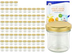 MamboCat-10813-50er-Set-Sturzglas-167-ml-To-66-go_4.jpg 75er Set Sturzglas 167 ml To 66 goldener Deckel incl. Diamant Gelierzauber Rezeptheft_Bild_4