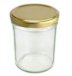 12er Set Sturzglas 230 ml HOCH To 66 goldener Deckel incl. Diamant Gelierzauber Rezeptheft_Bild_2