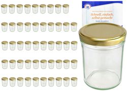 MamboCat-10882-25er-Set-Sturzglas-230-ml-HOCH-To-_4.jpg 50er Set Sturzglas 230 ml HOCH To 66 goldener Deckel incl. Diamant Gelierzauber Rezeptheft_Bild_4