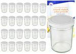 25er Set Sturzglas 230 ml HOCH To 66 weißer Deckel incl. Diamant Gelierzauber Rezeptheft_Bild_4