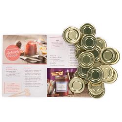 to43-deckel-20er-gold.jpg 20er Set Deckel To 43 gold incl. Diamant-Zucker Gelierzauber Rezeptheft_Bild_4