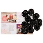 20er Set Deckel To 43 schwarz incl. Diamant-Zucker Gelierzauber Rezeptheft_Bild_4