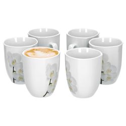 van-well-orchidee-6er-becher-food.jpg 6er Set Kaffeebecher Vanda weiße Orchidee 33cl_Bild_2