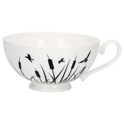 jameson-tailor-teetasse-schilf.jpg Teetasse mit Teller Diamantporzellan -Klassik II- Dekor Schilf - 4236 + 4231 _Bild_1