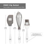 3tlg Back-Set ENNIE Sandgrau aus Silikon & Kunststoff - 11333_Bild_5