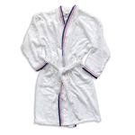 Bademantel Atlantik weiß 100% Baumwolle Jacquard Größe XL/XXL - 20559_Bild_1