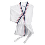 Bademantel Atlantik weiß 100% Baumwolle Jacquard Größe XL/XXL - 20559_Bild_2