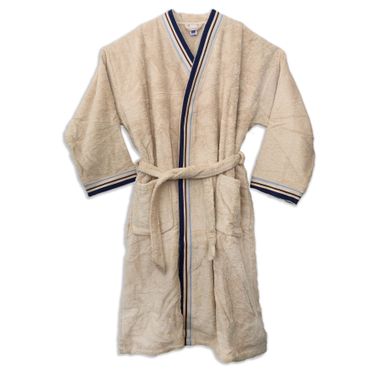 Bademantel Montana beige 100% Baumwolle Jacquard Größe XL/XXL - 20565_Bild_1