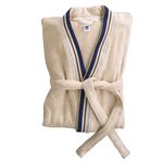 Bademantel Montana beige 100% Baumwolle Jacquard Größe XL/XXL - 20565_Bild_2