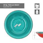 18-teiliges Tellerset Malaga Snaily für 6 Personen im farbenfrohen Stil_Bild_4