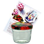 50er Set Sturzglas 230 ml To 82 Obst Deckel incl. Diamant Gelierzauber Rezeptheft_Bild_2